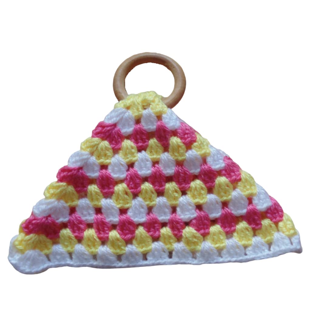 Newborn Crochet Teething Ring eco Friendly teether