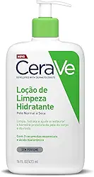 CeraVe, Loção de Limpeza Hidratante de Banho, Sem Espuma,