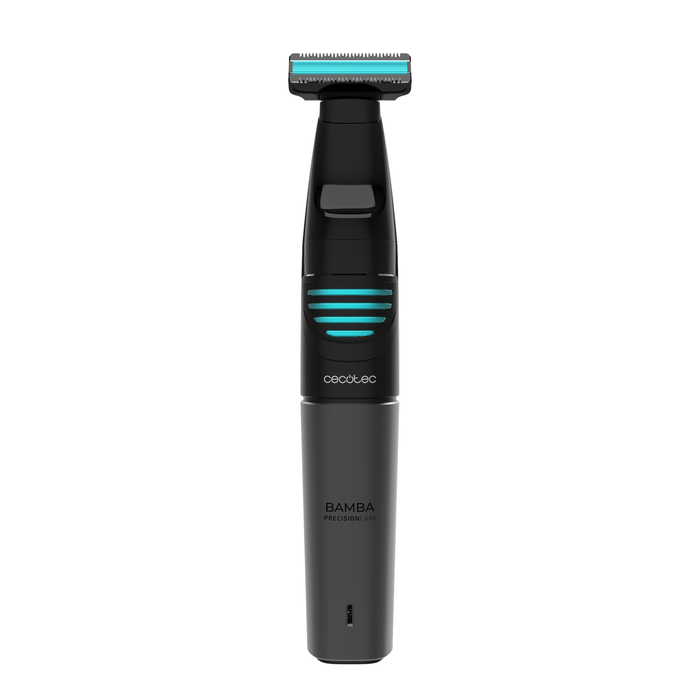 Cecotec Afeitadora Eléctrica Multigrooming Trimmer PrecisionCare 5in1. Multifunción 5 en 1, Rostro y Cuerpo, Batería De Litio, Aurtonomía 90mins, Cuchillas De Acero Inox y Waterproof