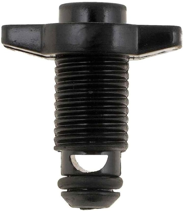 KarParts360 For Pontiac Aztek 2001 Radiator Drain Cocks | Plastic Material | Black | 1.28 Inches Tube Length | 14 Millimeters -1.50 Thread Size | Replacement For 52450945