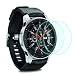 Compatible with Samsung Galaxy Watch 42mm Screen Protector [2 Pack],YiJYi Full-Coverage Tempered Glass Screen Protector [9H Hardness] [Crystal Clear] [Bubble Free Installation] (for 42mm Version)