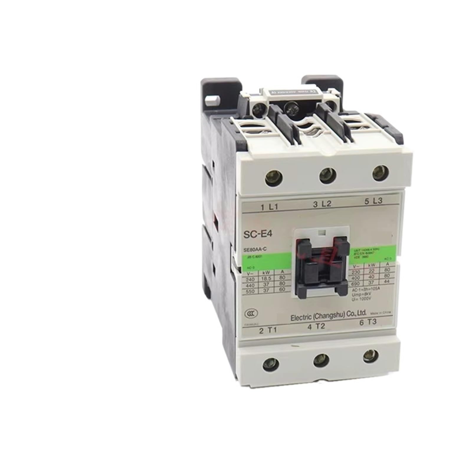 Contacteur CA SC-E4 AC110V bobine inverseur tripolaire circuit de commande