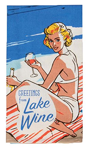 BlueQ "Lake Wine paño de Cocina