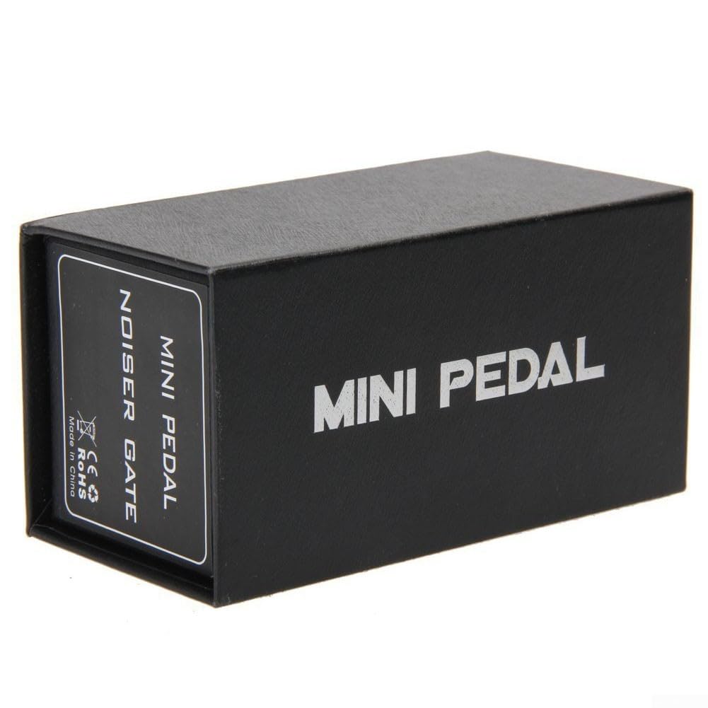 Rowin LEF319 Noise Gate Pédale pour guitare électrique Réduire le bruit, modes durs et doux