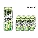 (Pack of 12) INOTEA Bubble Tea | Choose One from 5 Flavors: Brown Sugar, Taro, Honeydew, Banana, Matcha Latte | Ready to Drink in a Can (16.6oz/can) | Black Milk Tea with Boba (Honeydew)