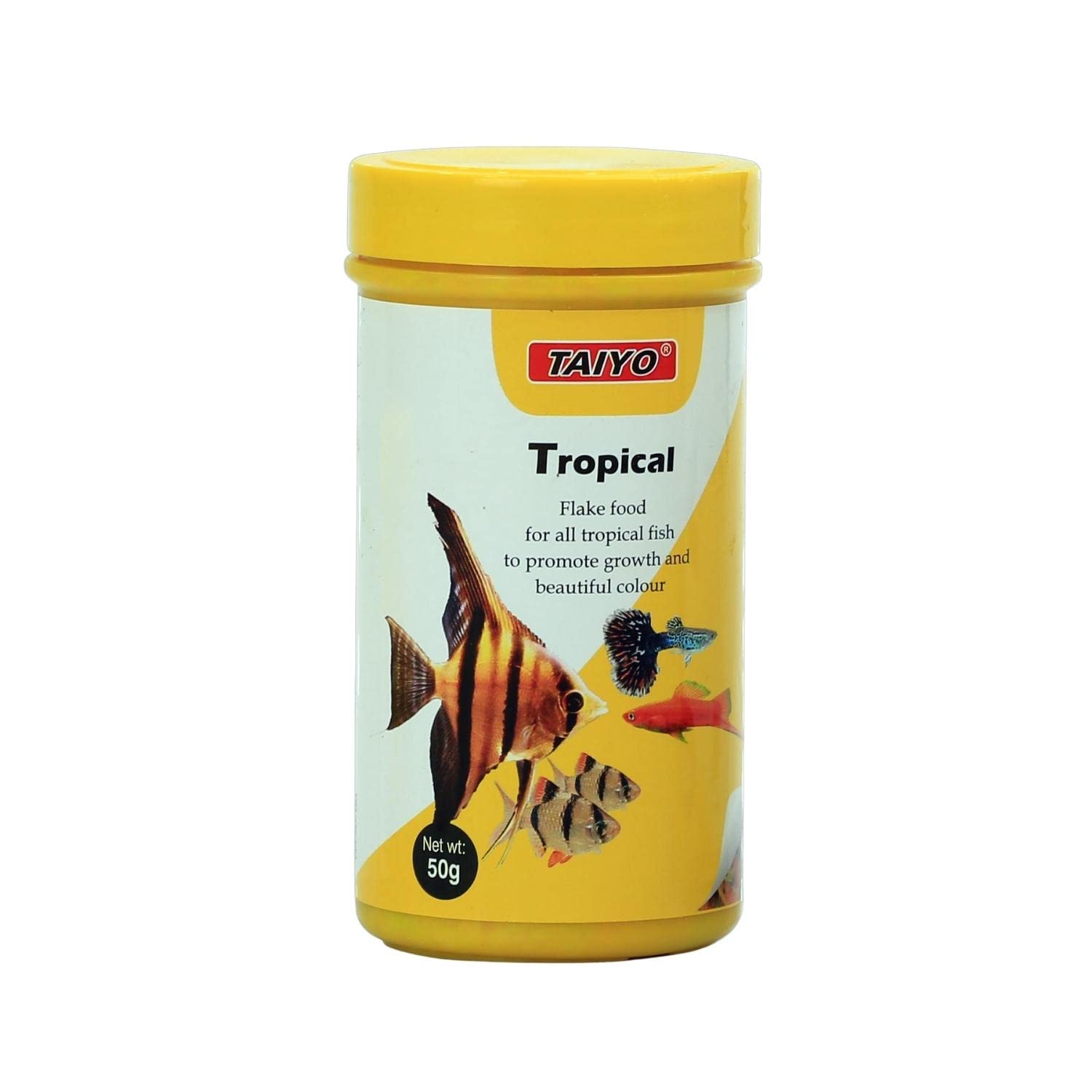 Taiyo Tropical Flakes Fish Food, 50 G, All Life Stages, 1 Count