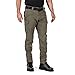5.11 Tactical Men's Icon Pant – Durable Flex-Tac Ripstop, Water-Resistant Finish, 8 Pockets, Reinforced, 74521ABR, Black, 38W x 32L