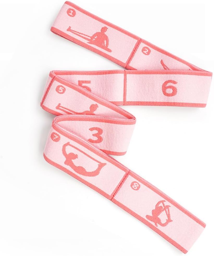Stretch Band for Yoga & Dance Training with 8 Adjustable Intensity Levels - High Elastic Elasticity Leg Stretcher Strap for Ballet, Gymnastics, Flexibility & Resistance Exercise for Adults & Kids-image-10