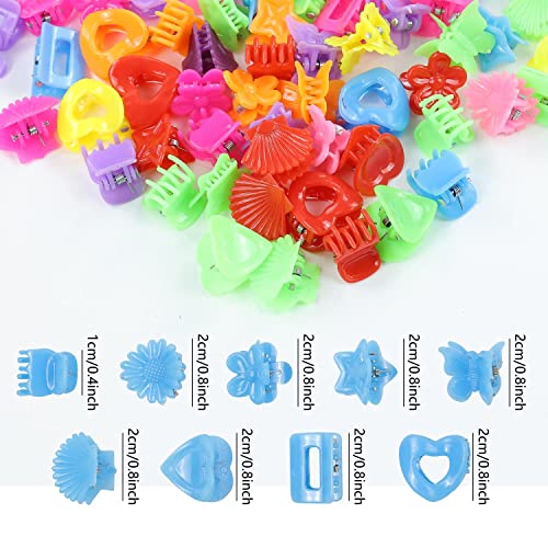 Pinzas pequeñas plástico multicolor pack 90 unidades miniatura 3