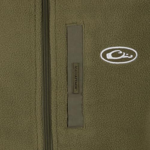 Drake Waterfowl Youths' Unisex Camp Fleece DY1080 Hunting Casual Anti-Pilling Moisture Wicking Zip Front Vest with Pockets4