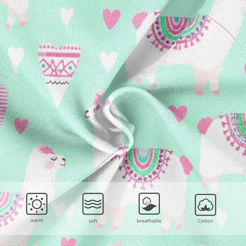 Joisal Cotton Toddler Girls Underwear Cute White Camel Green Panties Little Girl Florals Kids Undies Briefs 2t3