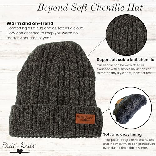 Gorro de punto grueso y suave para mujer Britt's Knits miniatura 2