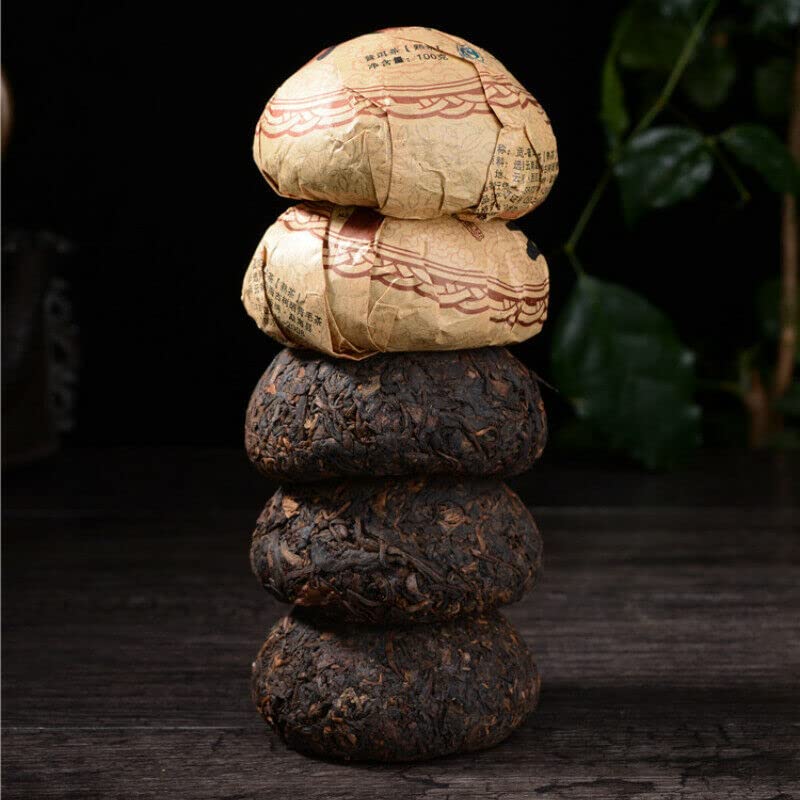 Tè cotto Yunnan Pu'er biologico Tè nero Pu-erh Tuocha Benefici per la salute 500g