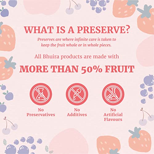 Image of Bhuira Cape Gooseberry Preserve - 470g | All Natural No Added Preservatives, Artificial Colors | Handmade Himachal Vegan Spread | Breakfast Dessert Jam | Healthy Snack