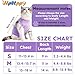 Hpetppy Cat Recovery Suit for Spay Abdominal Wound, Breathable Kitten Onesie for Cats After Surgery, Anti Licking Cat Cone Alternative, Pet Surgery Recovery Shirt-Purple(L)