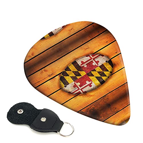 Maryland Flag Lot de 6 médiators pour guitare acoustique, guitare électrique, basse, ukulélé – fins, moyens et épais - Les Beatles, Paul McCartney, John Lennon, RIngo Starr, George Harrison Maryland Flag Lot de 6 médiators pour guitare acoustique, guitare électrique, basse, ukulélé - fins, moyens et épais
