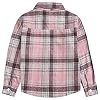 SANGTREE-Girls-Womens-Button-Down-Plaid-Cotton-Tops-Shirt-3-Months-US-2XL SANGTREE Family Matching Flannel Shirts Girls Flannel Shirts Long Sleeve Button Down Plaid Shirts Pink, 7-8 Years = Tag 140