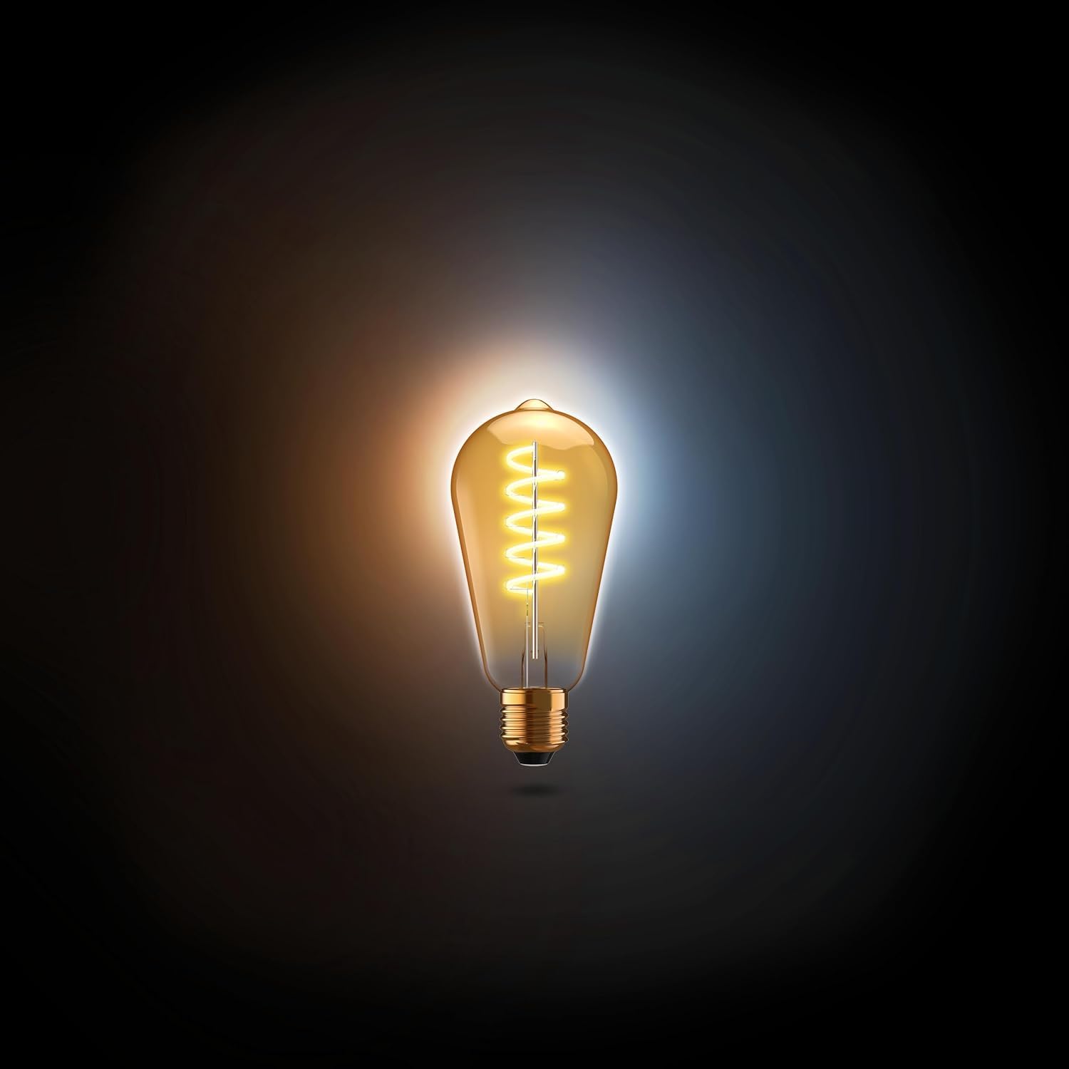 innr Bombilla Inteligente E27, Zigbee, Funciona con Hue* y Alexa (requiere puente), Edison Filament, Luz LED Blanca Cálida a Fría, Bombillas Regulables, Lampara, 620 Lúmenes - 2 piezas | Smart Home - Bombilla LED de filamento, 1800 K-6500 K, 620 lúmenes,