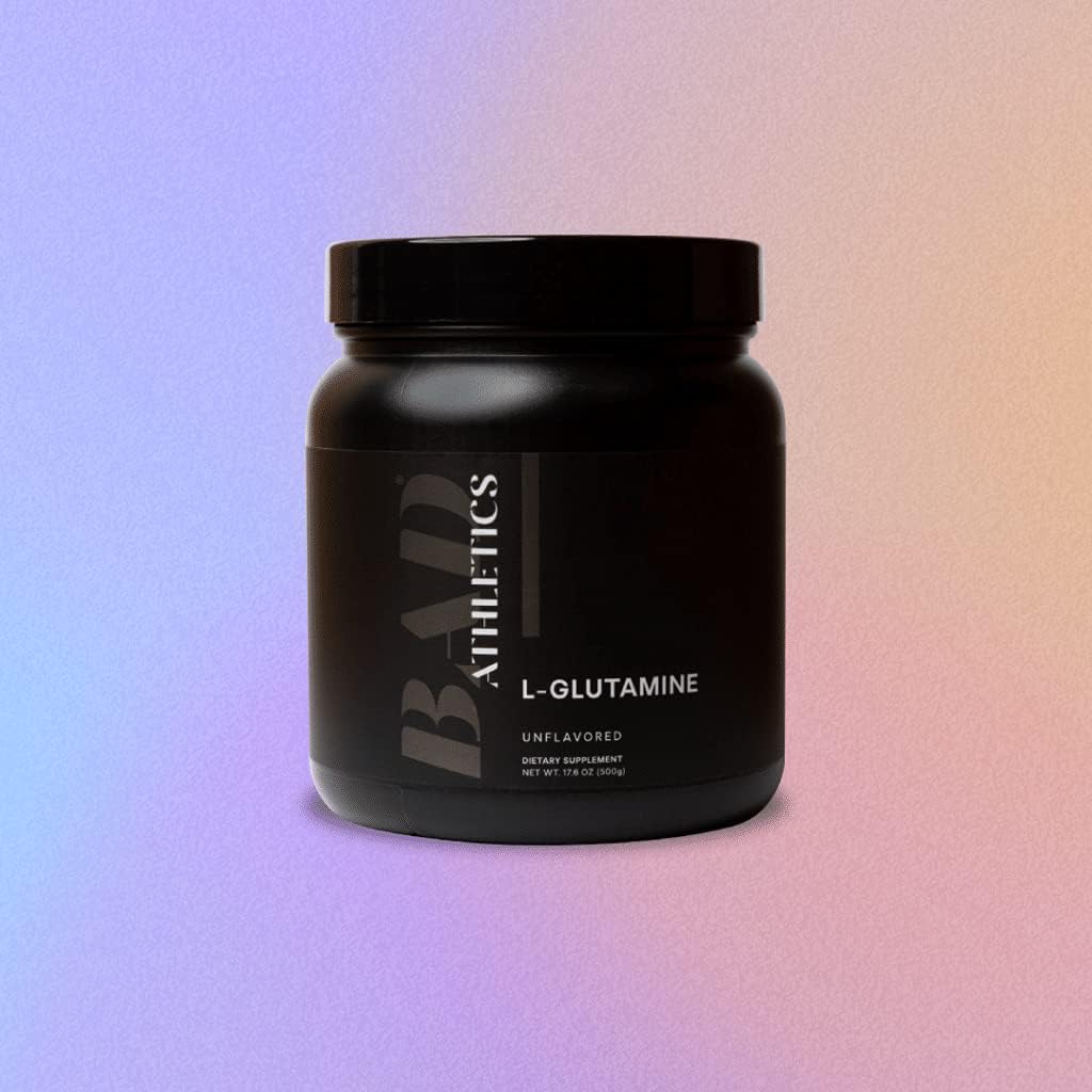 Bad Athletics L-Glutamine Powder 5000mg | Immune and Intestinal Supplement | 100 Servings : Health & Household