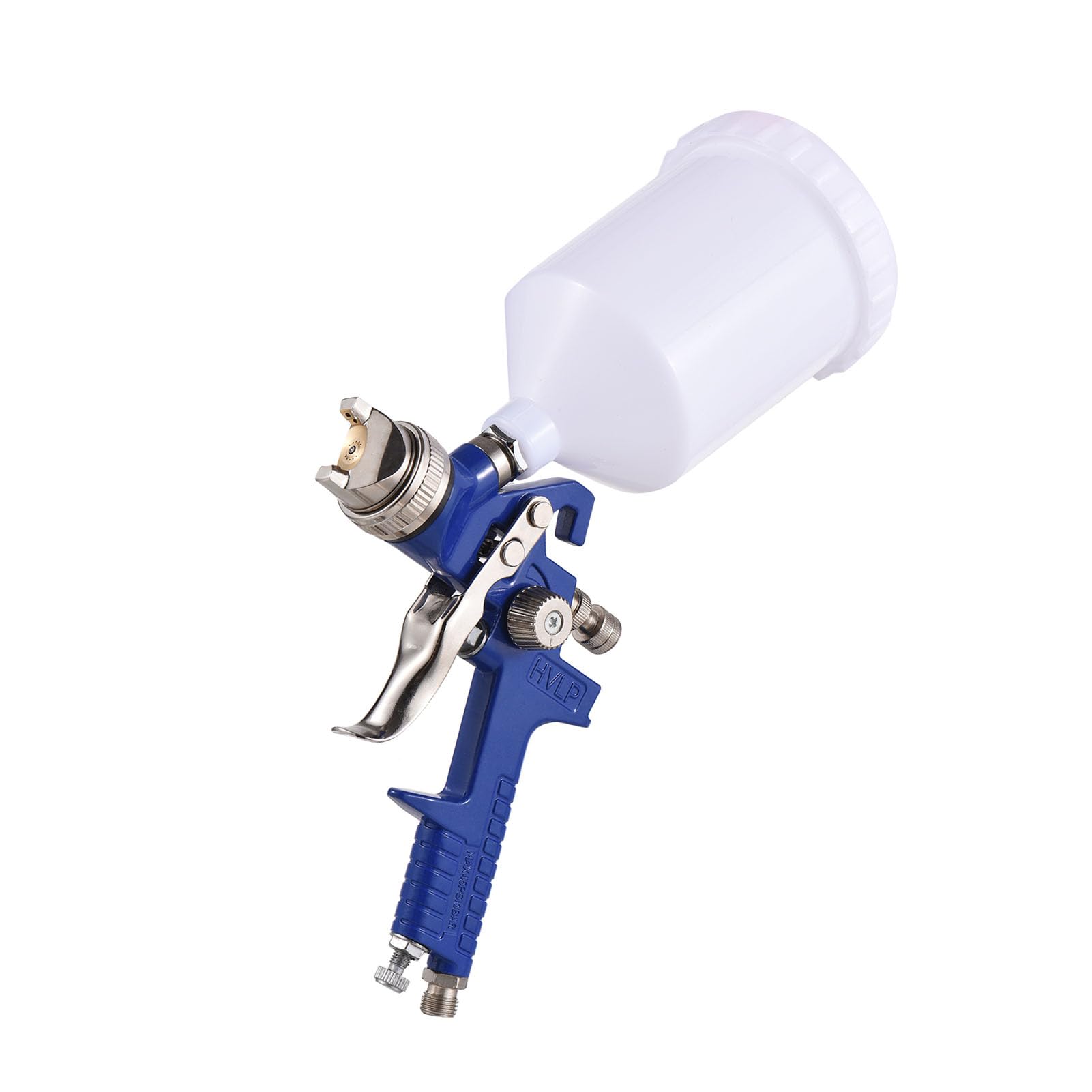 Pulverizador HVLP para Tratamiento de Revestimiento Electroforético, Pistola de Pintura para Superficies con 3 Boquillas, Funcionamiento Flexible Profesionales la Pintura (Azul)