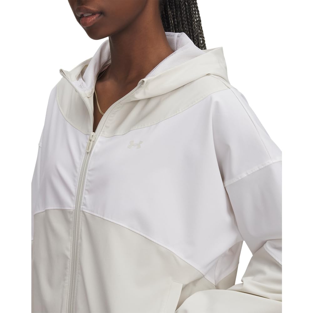 Under Armour Rival Woven Hooded Jacket Giacca Donna