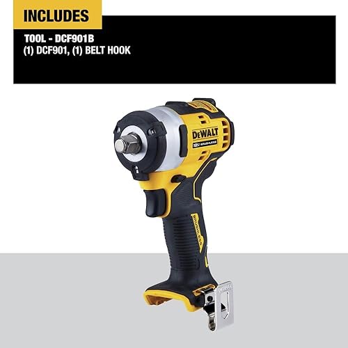 Miniatura 2 de DEWALT DCF901B XTREME 12V MAX* Llave de impacto inalámbrica de 1/2 pulgada sin escobillas (solo herramienta)