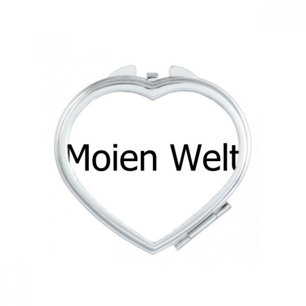 Miroir compact Coeur multicolor : le cadeau mignon et utile