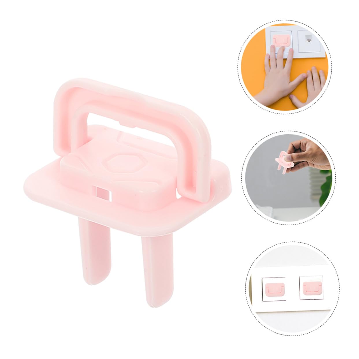 40pcs Childproof Outlet Safety Covers for Babies, Prong Plug Protectors Socket Protection, Electrical Outlet Plug Caps for Home Safety