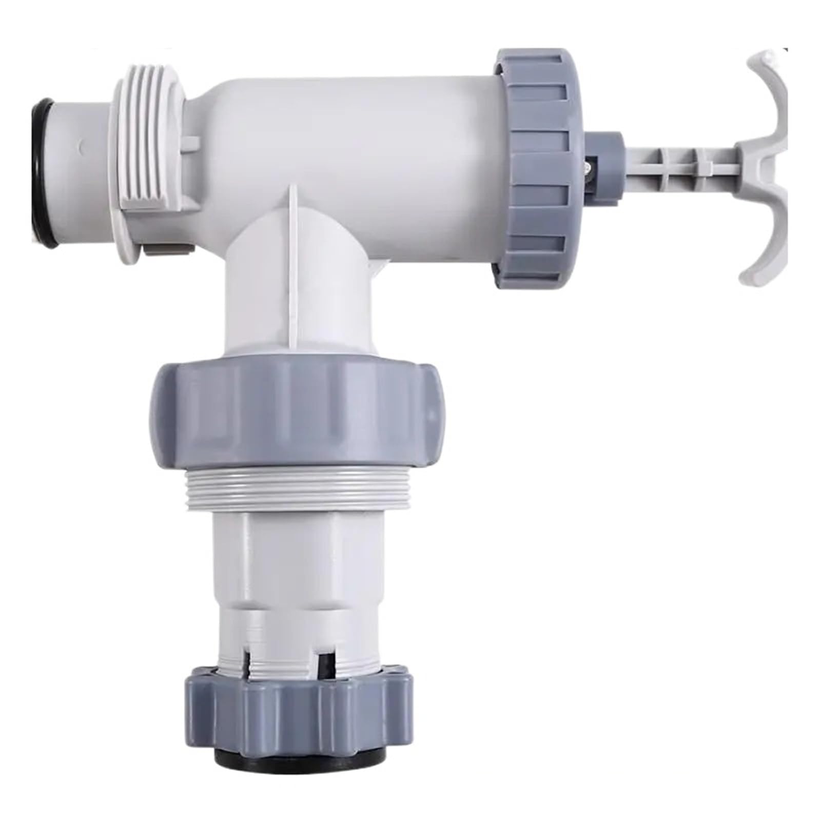 Trgyjgkf One Color Above Ground Pool Parts, Plunger Valves For Pools Replacement, Hose 10747 Valve And 10722 Adapter