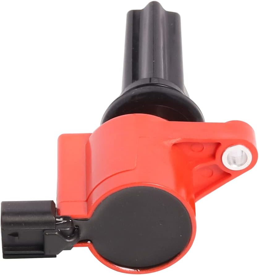 ENA Set of 6 Red Ignition Coil Pack with 2 Pins 3.0 Compatible with Lincoln Jaguar 2000 2001 2002 2003 SType, 2000 2001 2002 2003 2004 2005 LS V6 3.0L Coils Replacement for DG517 DG528 C1346