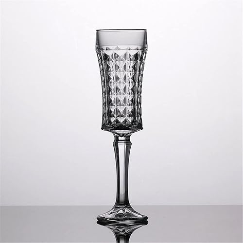 Miniatura 7 de TREXD - Juego de 4 copas de vino extranjero de cristal grueso juego de copas de whisky botella de vino tinto creativa con tapa decantador juego de