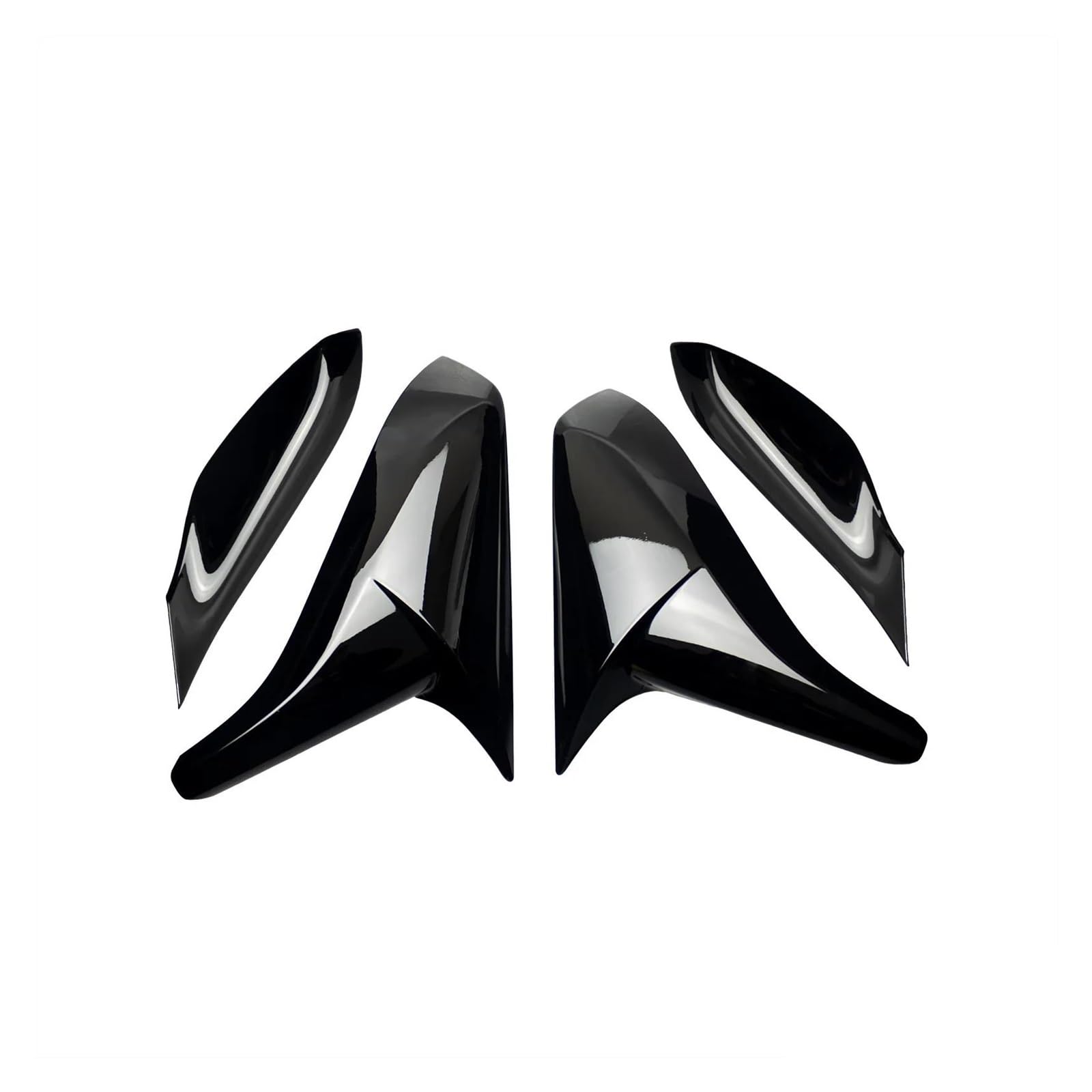 Car Rearview Side Mirror Cover Wing Cap Exterior Door Housing Trim Adhesive Sticker for Chevrolet for Camaro 2010 2011 2012 2013 2014 2015 ABS(Gloss Black)