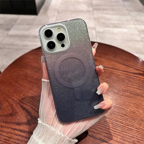 Coque transparente paillettes iPhone 15 Pro Max style quotidien