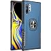 Galaxy Note 10+ Plus/Pro/5G Case, Stylish Dual Layer Hard PC Back Case with 360 Degree Rotation Finger Ring Grip Kickstand, Magnetic Car Mount for Galaxy Note 10+ Plus,Blue