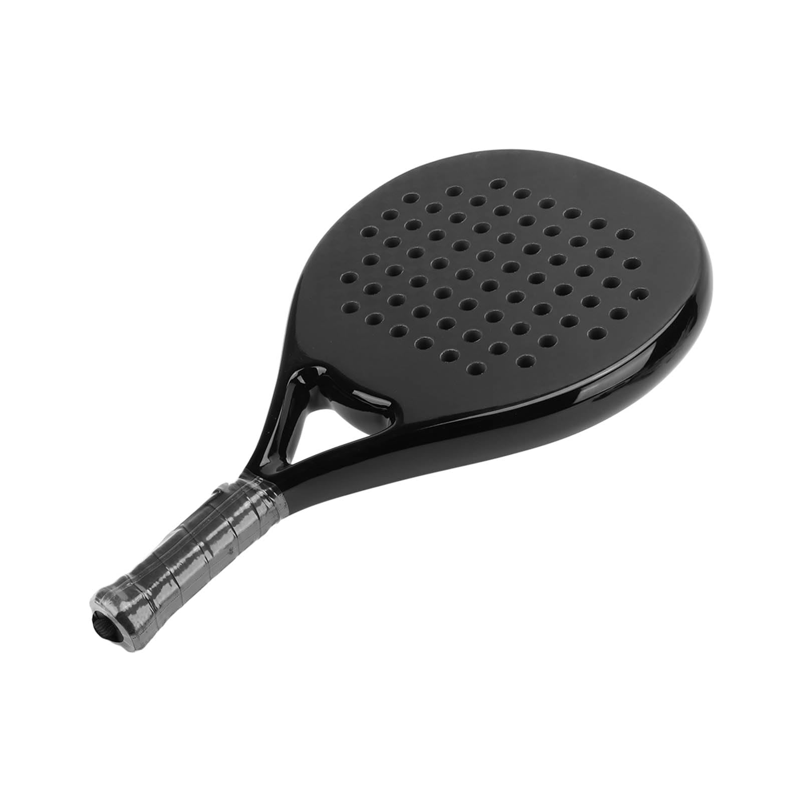 Bewinner Raquette de Tennis de Plage Entièrement en Fibre de Carbone avec Noyau en Mousse EVA, Poignée Ergonomique et Dragonne pour Un Contrôle et Une Vitesse Hautes Performances