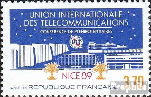 France 2719 (complete.issue.) 1989 ITU (Stamps for collectors)