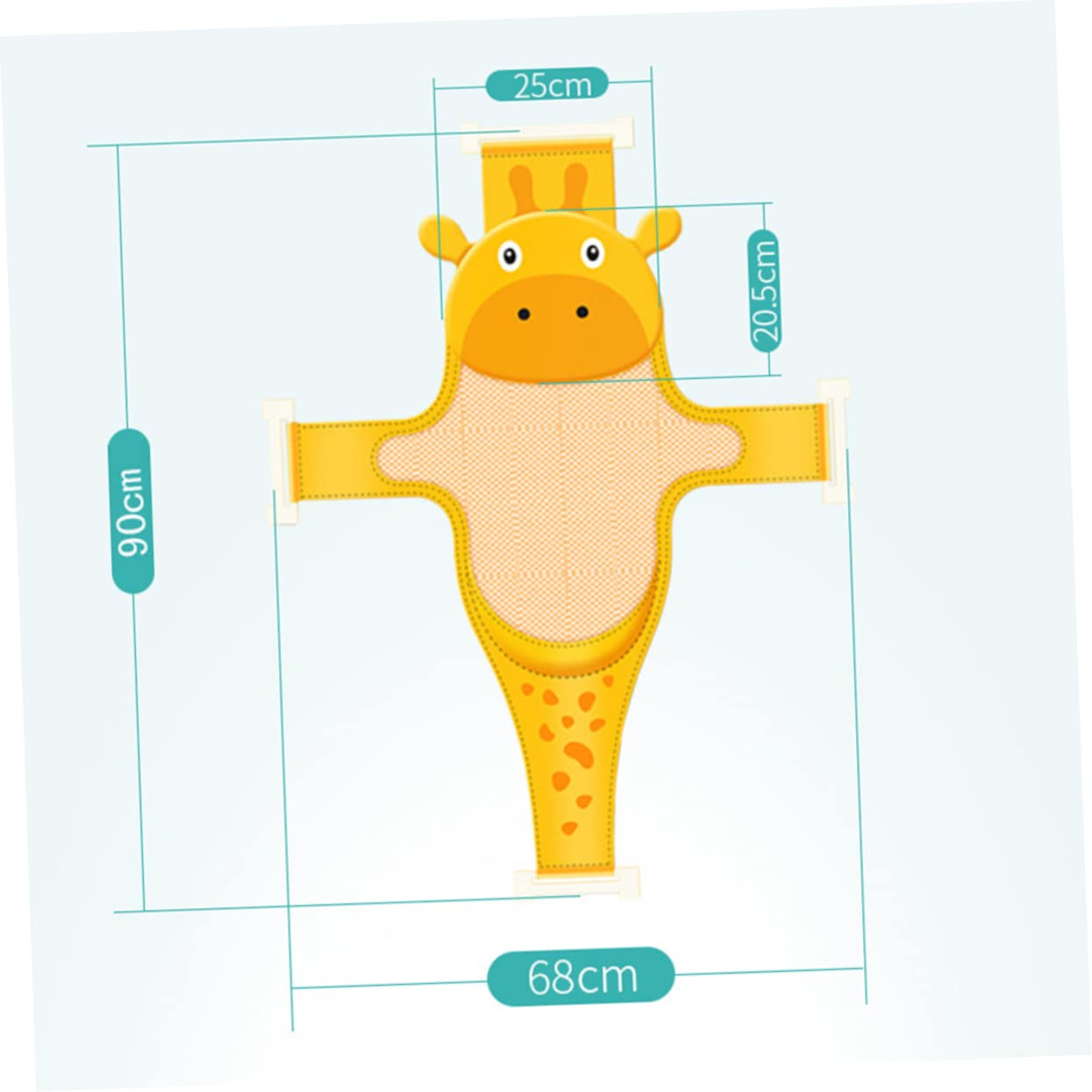 BESPORTBLE Newborn Baby Bathing Support Bath Seat Support Net Infant Bath Seat Skid-Resistant Design