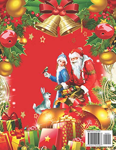 Christmas Activity book For Kids: Fun Children’s Christmas Gift or Present for Toddlers & Kids - 50 Beautiful Pages to Color with Santa Claus, Reindeer, Snowmen & More! image 4