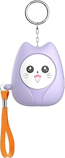 Alarme de S&eacute;curit&eacute; Personnelle Qoosea 130dB - Alarme Anti-Agression Portable avec LED pour Femmes, Enfants et Personnes &Acirc;g&eacute;es - Certifi&eacute; Police（Lila）