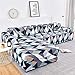 SASCD Sofa-Cover Geometrische Couch-Cover-elastische Sofa-Abdeckung für Wohnzimmer-Haustiere Ecke L-förmiges Chaise-Longue-Sofa-Slipcover 1pc (Color : Color 22, Specification : 2 Seater 145 185cm)