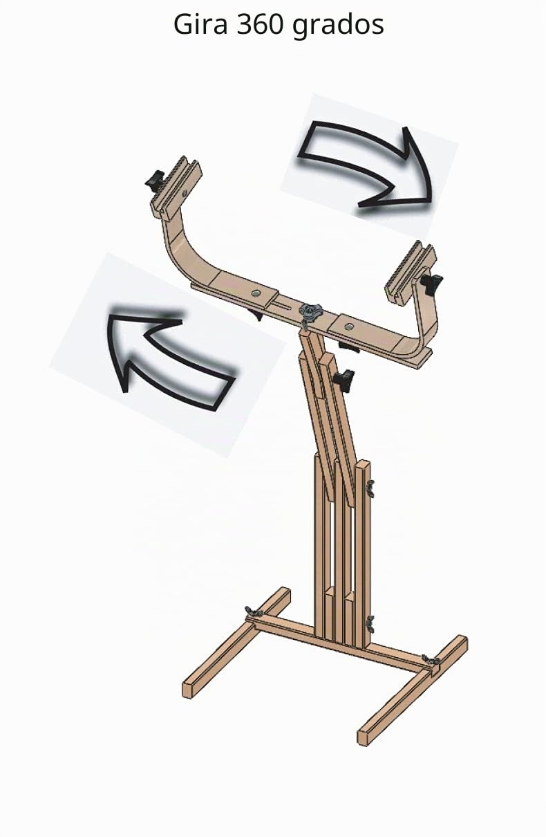 Edmunds Universal Soporte para Manualidades, Madera, Otros, 6111