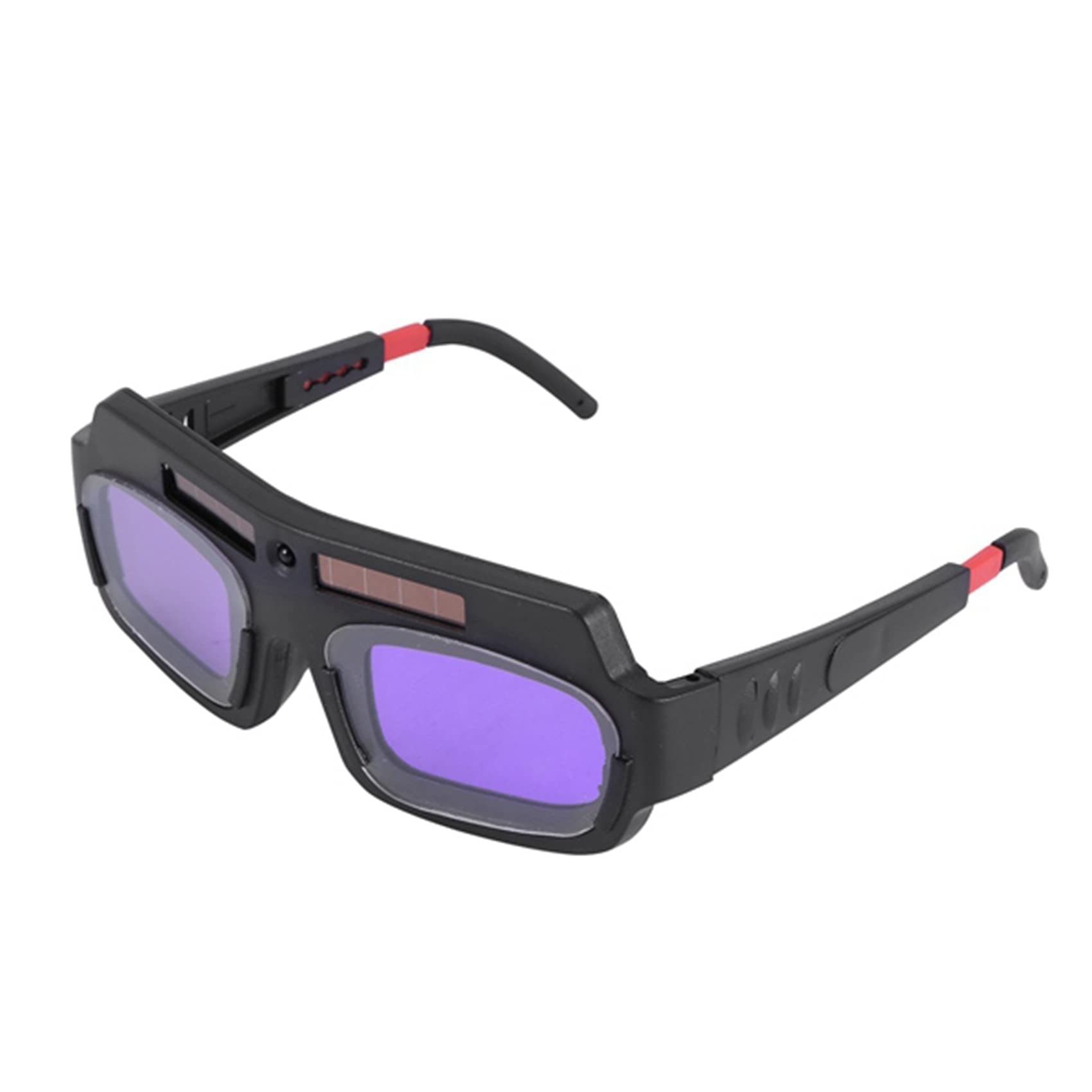10X de Máscara de Soldadura de Oscurecimiento Automático con Energía Solar Gafas de Soldador Lente Anti- con Estuche de Almacenamiento