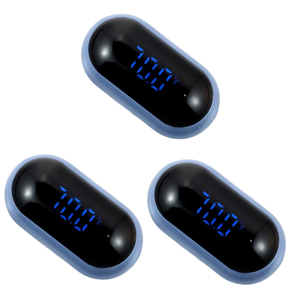 Happyyami 3piezas Digital Para Acuarios Medidor De Temperatura Acuática Led Adhesivo Para Peceras Alta Precisión y Fácil Instalación Para Acuarios y Piscinas