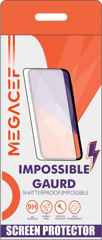 MEGACEF Shatterproof Tempered Glass Screen Protector for Moto G5S Plus [99.99% HD Clear 9H Hardness] [Bubble Free] Screen Guard
