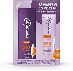 KIT MONANGE Q10 HIDRANTE 200ML + CREME DE MÃOS 75G