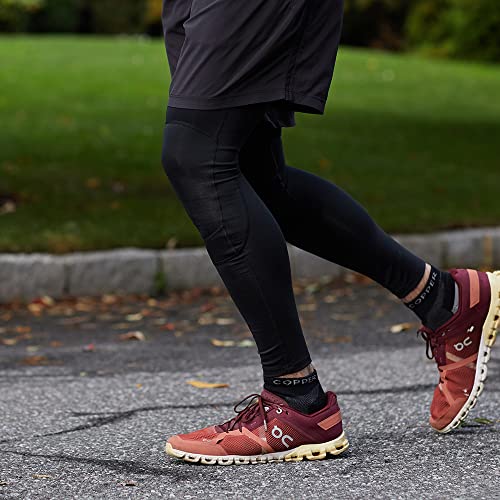 Tommie Copper Men's Tights with Knee Support | UPF 50, Sweat Wicking, Breathable Compression for Sports, Gym & Knee Support4