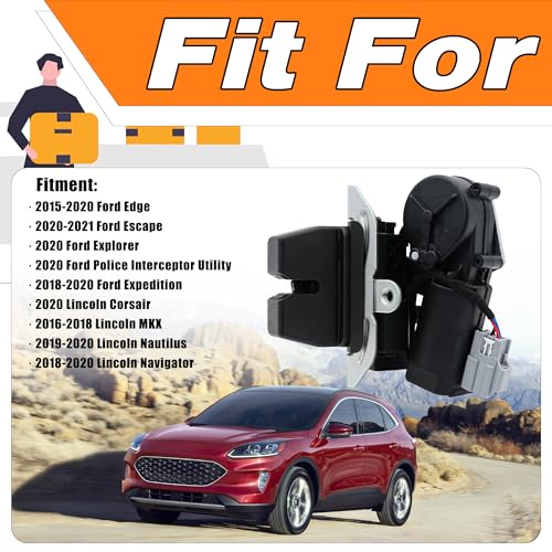Image of Liftgate Lock Actuator Trunk Latch Compatible with 2015-2021 Ford Escape Edge Expedition Explorer 2016-2020 Lincoln Navigator MKX Cor sair Nautilus Rear Tailgate Lock Motor Replaces# FA1Z-7443150