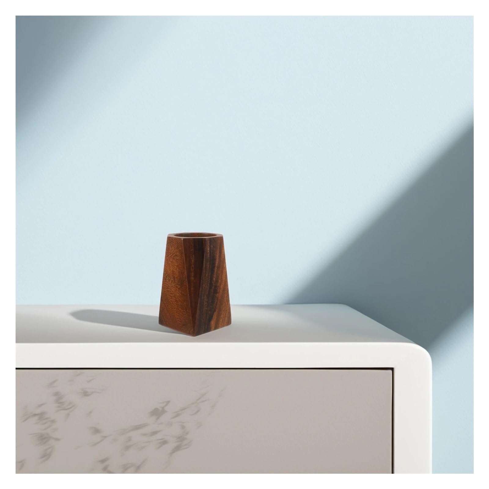 Stifthalter für den Schreibtisch, Stifthalter aus Holz, gefertigt schwarzem Walnuss-Schreibtisch-Organizer