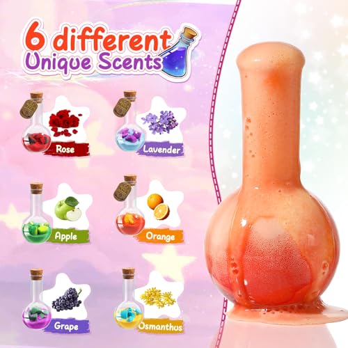 Mecids Magic Potion Bubble Bath Bombs For Kids - Safe & Non-Toxic Bath Color Tablets Bath Potions For Toddlers Ages 4-12 Fun Science Kit Gift For Birthday thumb #3