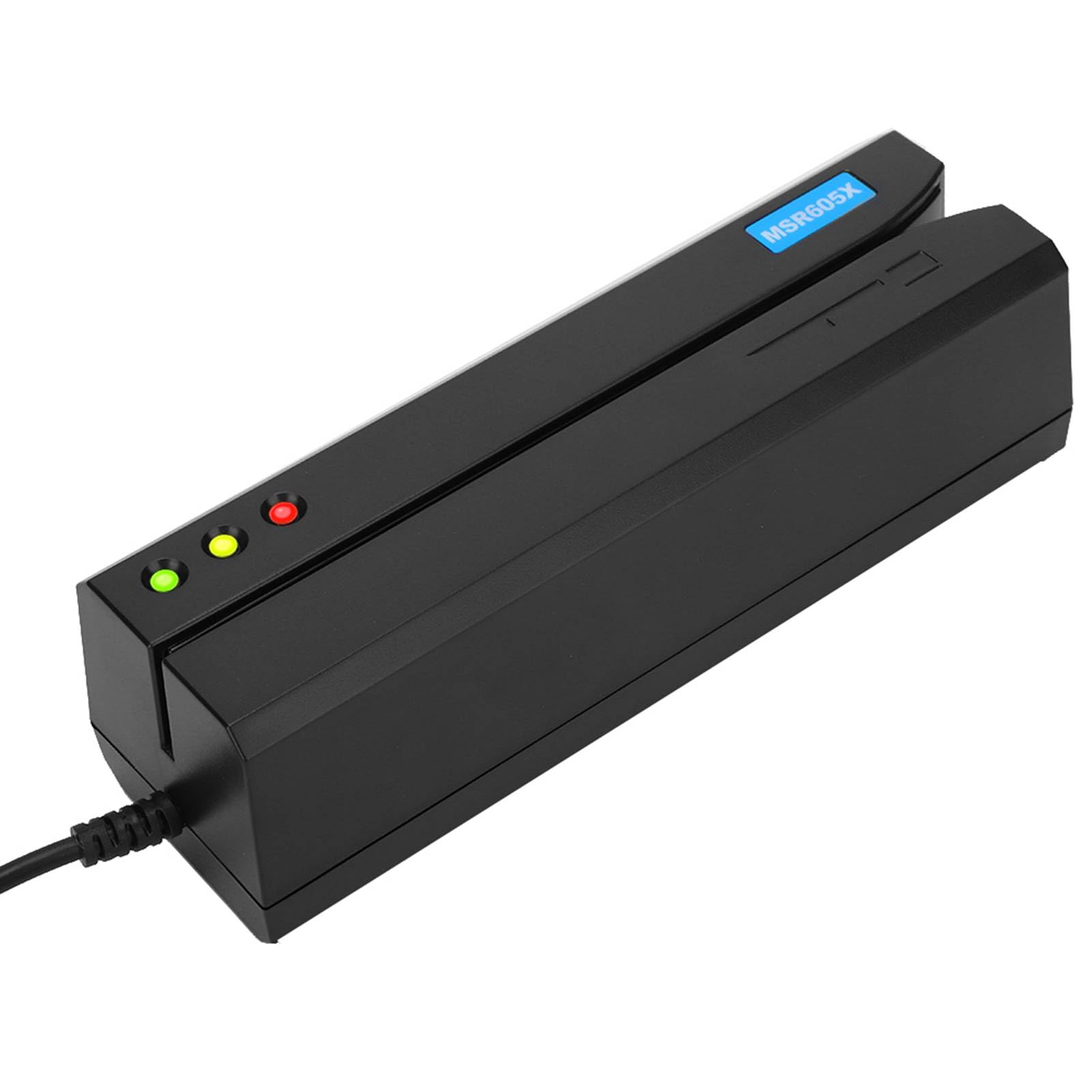 Pongnas MSR605X Magnetstreifen-Kartenleser, Schreibanzeige, Schneller Betrieb, USB-Stromversorgung Zum Lesen und Schreiben von Kartendaten